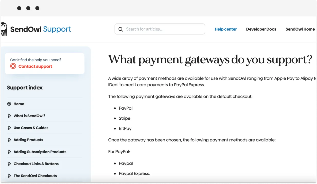 sendowl payment gateways-2