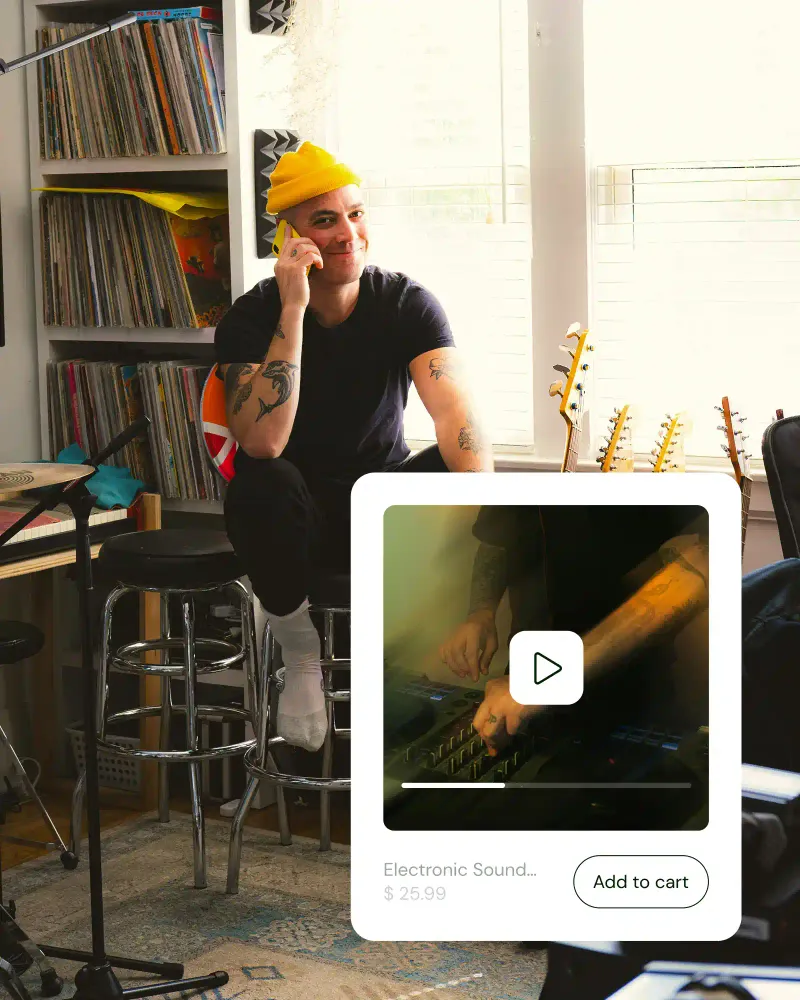 Sell sound effects online