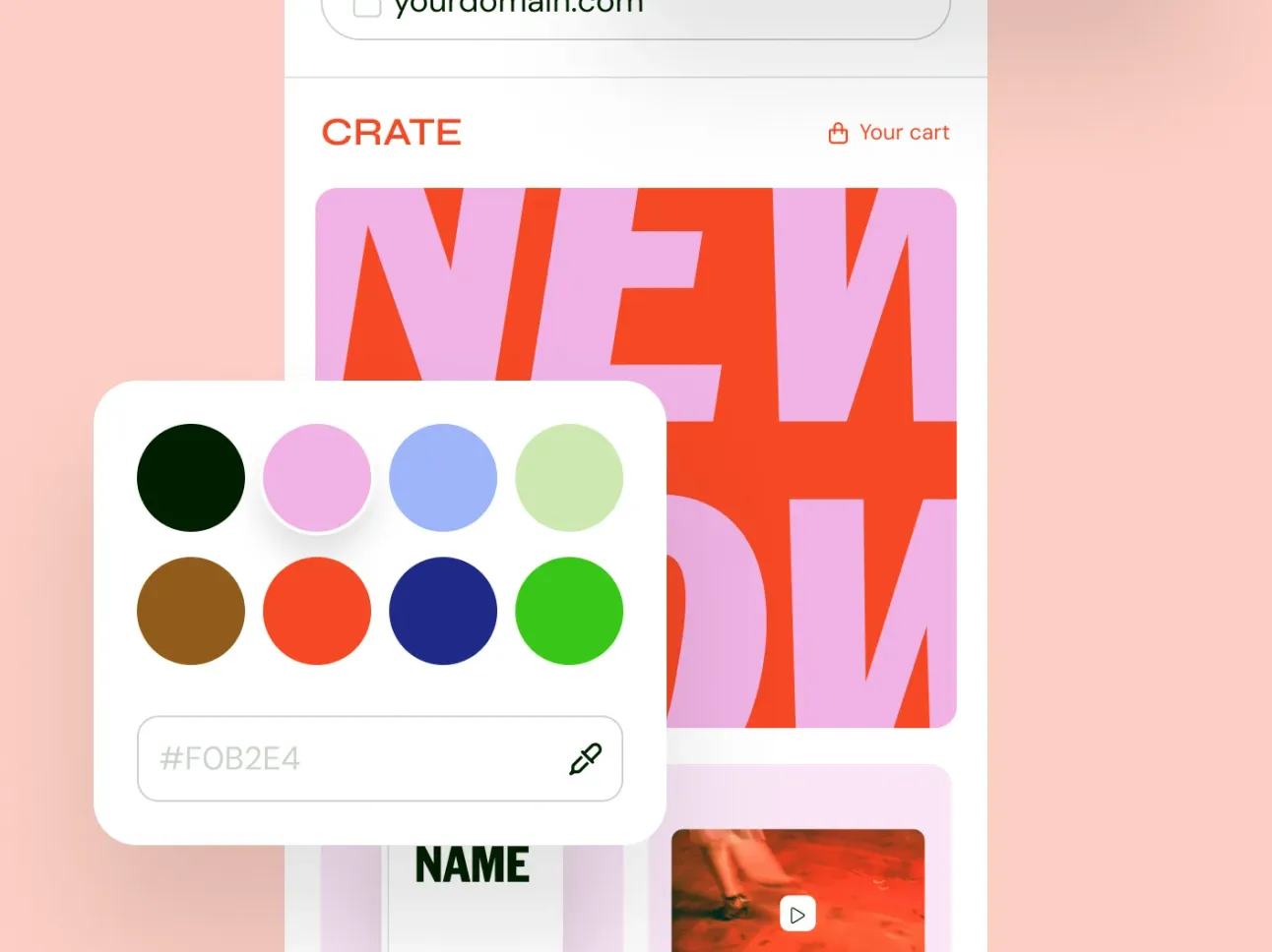 Customizing the look of a Sellfy art store