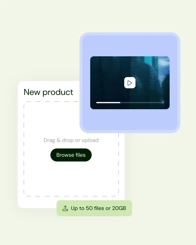 Uploading digital product files to a Sellfy store