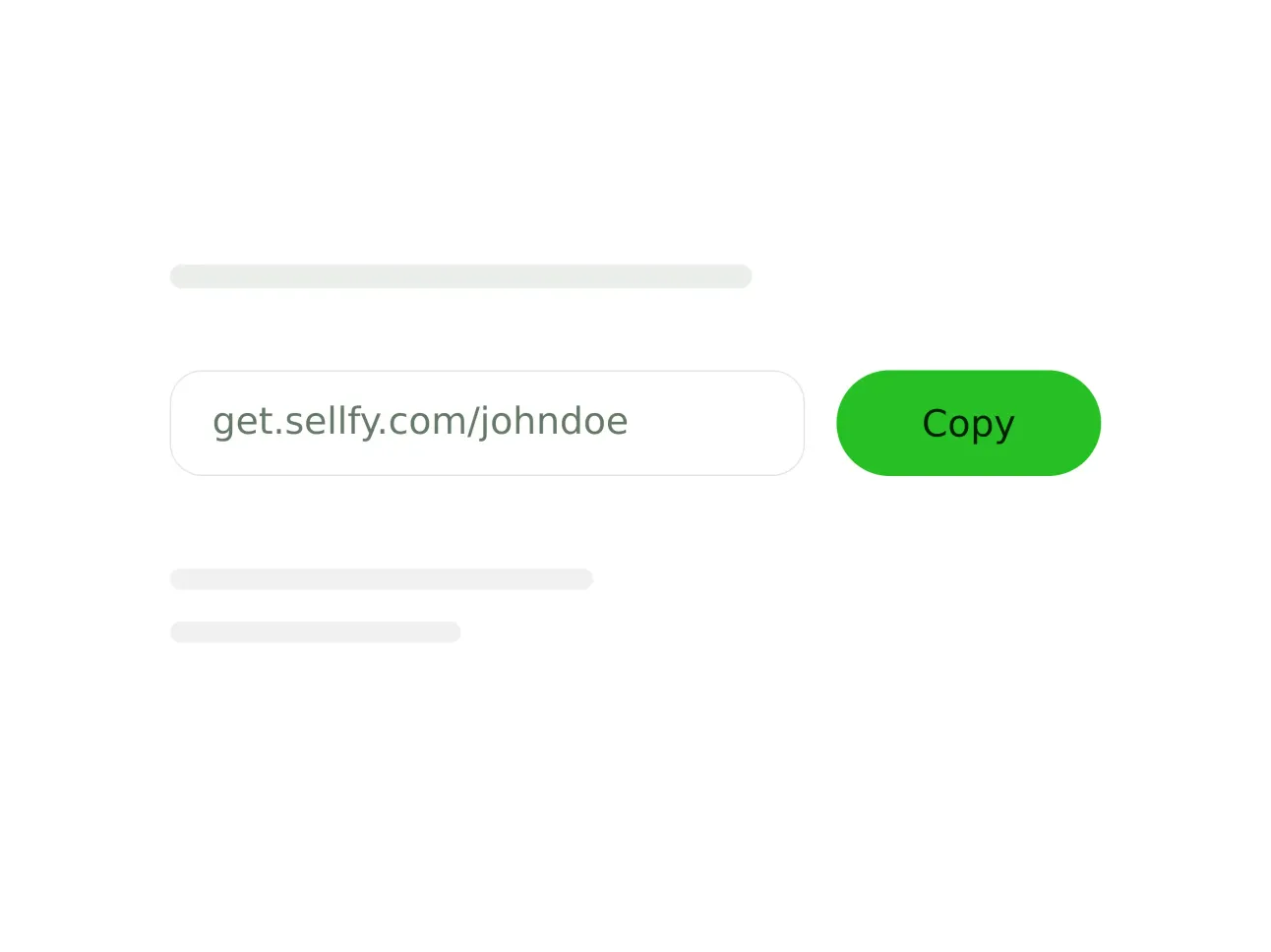 Copying a Sellfy affiliate referral link
