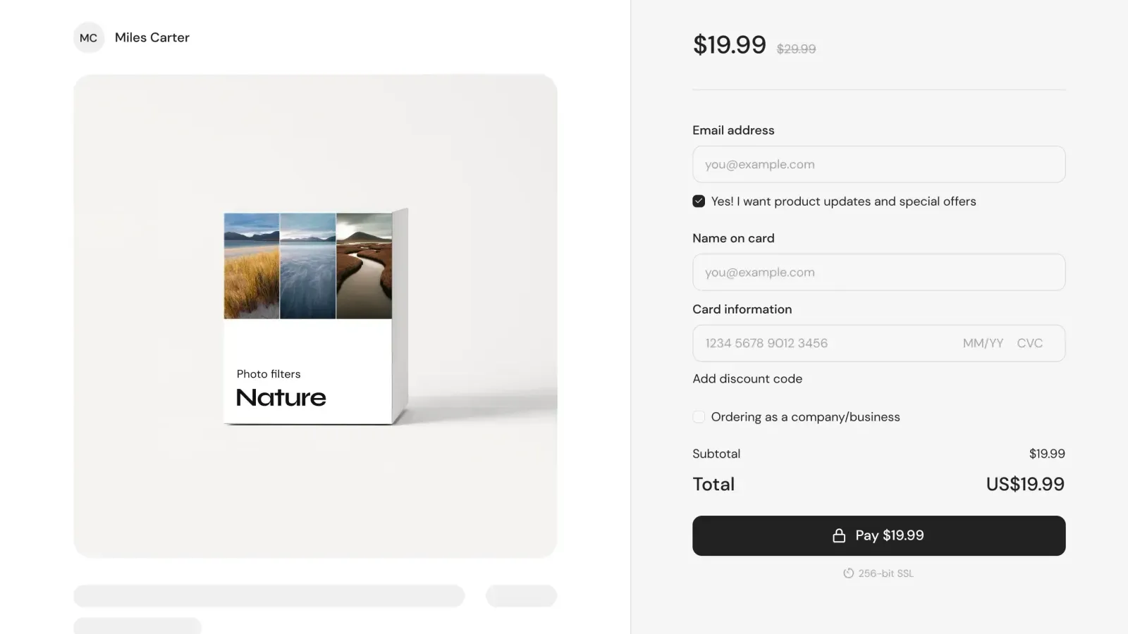 Online store to sell digital products