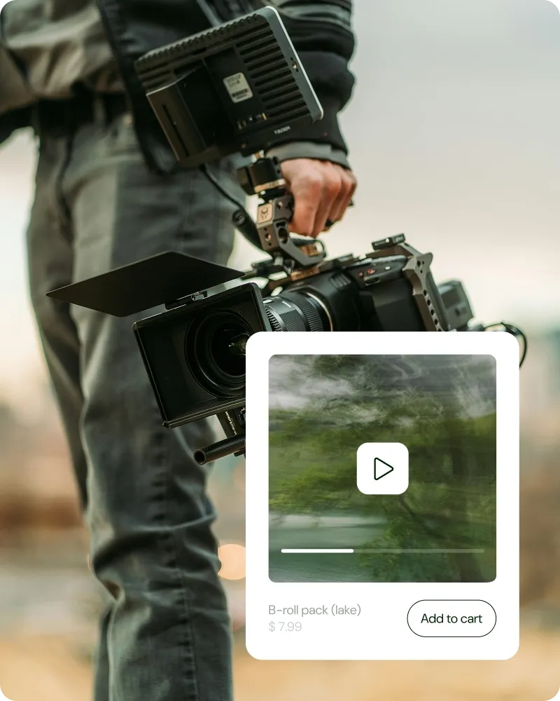 Sell videos online